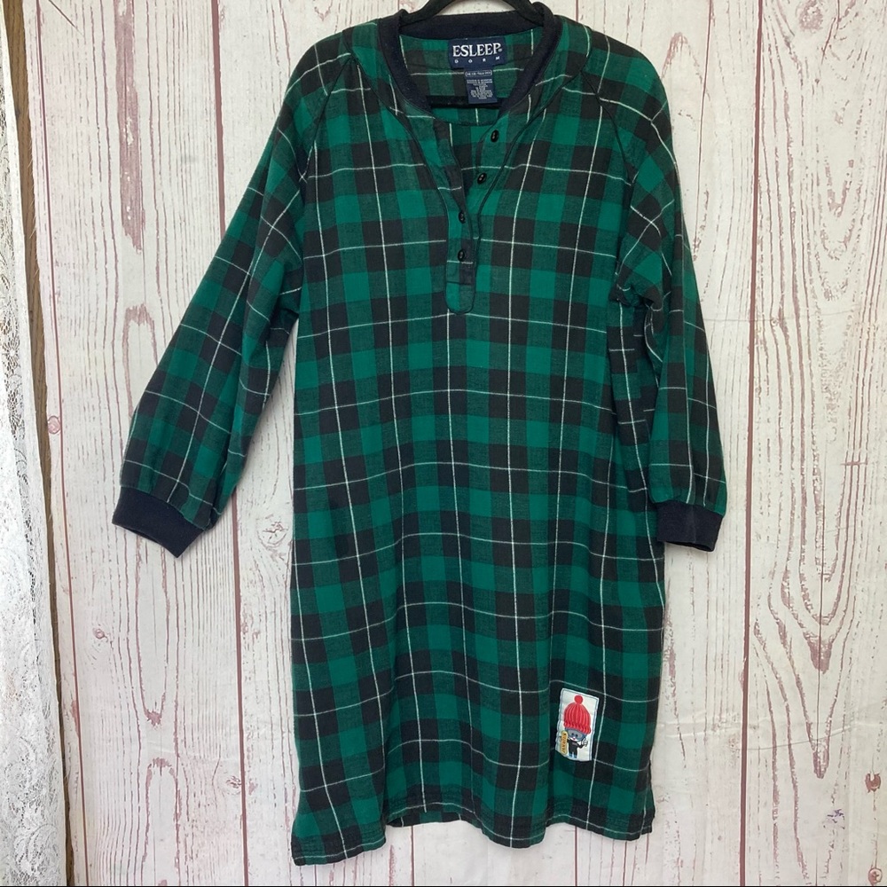 Vintage Flannel Night Shirt